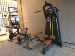 湖南郴州北湖碧桂园健身房案例 丝瓜污视频在线观看地产健身器材图片展示