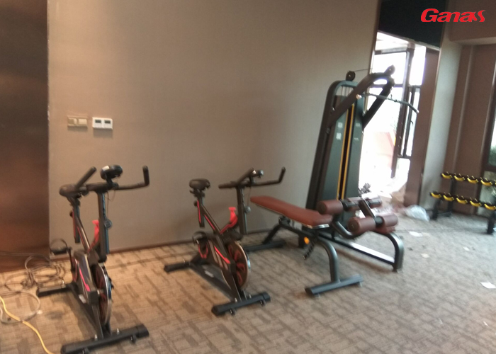 山东烟台碧桂园健身器材展示 丝瓜污视频在线观看地产健身器械案例