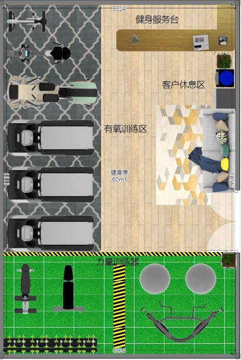 酒店健身房器材